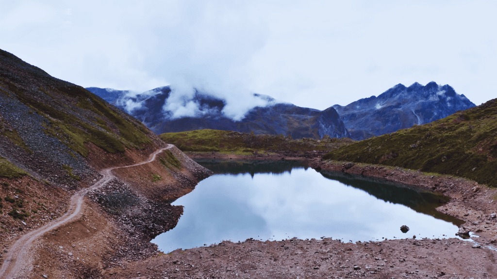 Shaliman Lake a located in dolpo